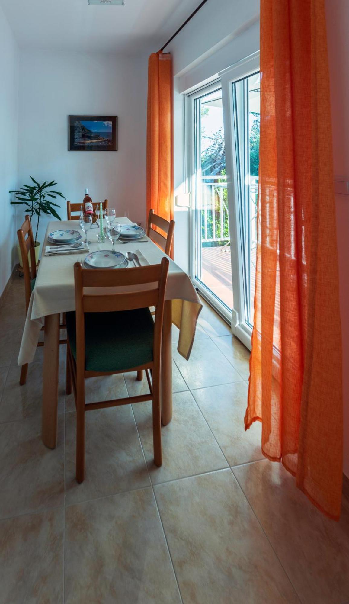 Apartment Anamaria With Seaview Петркане Екстериор снимка